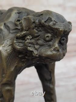 100% Genuine Bronze Wild Animal Monkey Sculpture by Milo Art Deco