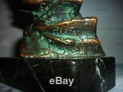 1920/1930 Bronze Bust Of Beethoven Pierre Faguays The Sculpture Art Deco