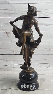 21 Classic Dancer Bronze Statue Art Deco New Marble Opening