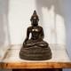 A 17 Cm Bronze Buddha Statue Early 20th Century Or Earlier Asia Art Sculpture