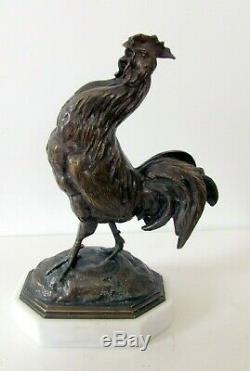 A. Barye Authentic 19th Century Art Deco Bronze Animal Sculpture