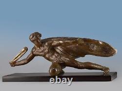 A. Kelety Bronze 60cm David Art Deco