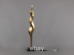 ALAIN CANTAREL Couple Bronze Sculpture, Vintage 1970s, Abstract French Art