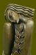 Abstract S. Dali Bronze Sculpture Marble Base Massif Modern Figrine