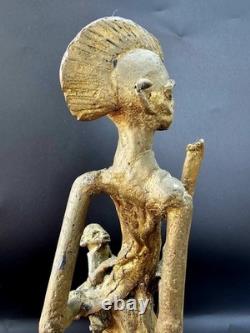 African Statuettes Solid Bronze (x3) Tribal Art Sculpture Craft Wax