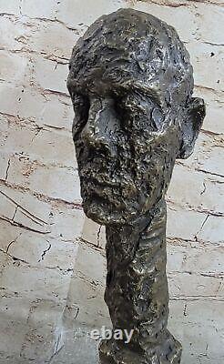 Alberto GIA Bust of Diego Modern Abstract Art Mid-Century Bronze Art