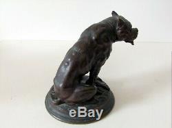 Alfred Barye (1839-1882) Bronze Sculpture Authentic 19th Century Art Deco