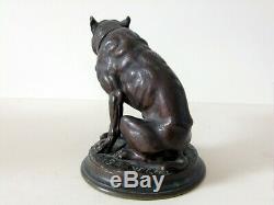 Alfred Barye (1839-1882) Bronze Sculpture Authentic 19th Century Art Deco
