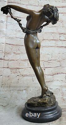 American Style Art Nouveau Bronze Sculpture 'The Nude Statue' by Harriet Frishmuth