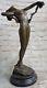 American Style Art Nouveau Bronze Sculpture The By Harriet Frishmuth Nude Figure