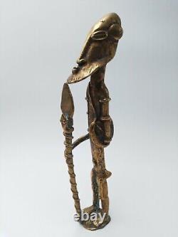 Ancient Tribal Art: Bronze Sculpture Amulet