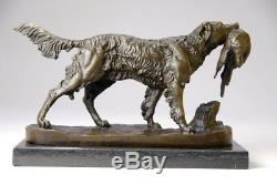 Animal Art, Beautiful Sculpture Of Jules Moignez Bronze Free Shipping