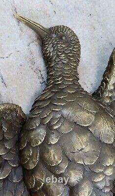 Animal Bird Bronze Art Ornament About Mural Statue Sculpture Wild