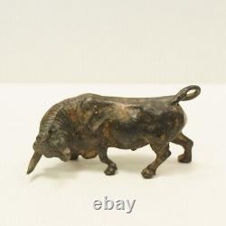 Animal Sculpture Bull Fighting Bull Art Deco Style Art