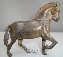 Animalier Horse Statue Sculpture in Solid Bronze Art Deco Style Art Nouveau Style