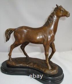 Animalier Style Art Deco Style Art Nouveau Solid Bronze Horse Sculpture