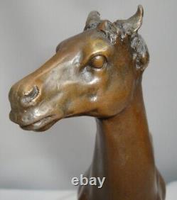 Animalier Style Art Deco Style Art Nouveau Solid Bronze Horse Sculpture