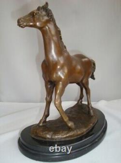 Animalier Style Art Deco Style Art Nouveau Solid Bronze Horse Sculpture