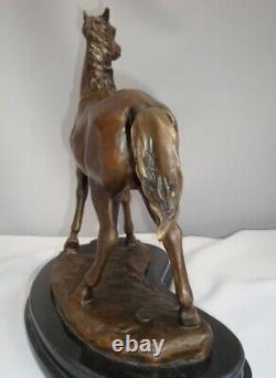 Animalier Style Art Deco Style Art Nouveau Solid Bronze Horse Sculpture