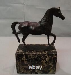 Animalier Style Art Deco Style Art Nouveau Solid Bronze Horse Statue Sculpture