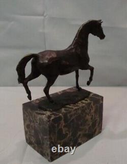 Animalier Style Art Deco Style Art Nouveau Solid Bronze Horse Statue Sculpture