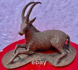 Antelope bronze sculpture in lost wax 1920/30 African Art Dogon Burkina