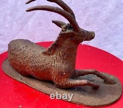 Antelope bronze sculpture in lost wax 1920/30 African Art Dogon Burkina