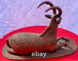 Antelope bronze sculpture in lost wax 1920/30 African Art Dogon Burkina