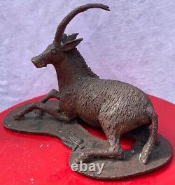 Antelope bronze sculpture in lost wax 1920/30 African Art Dogon Burkina