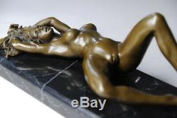 Art Beautiful Naked Érotique- Sensual In Bronze- Signed Mavchi- Free Shipping