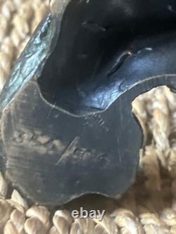 Art Deco 1930 Bronze Animal Sculpture Sign