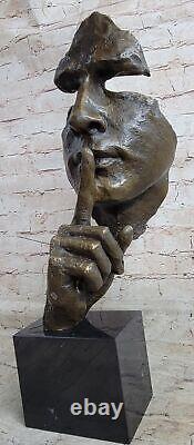 Art Deco / Art Nouveau Bronze Sculpture Statue by Dali The Silence Cast