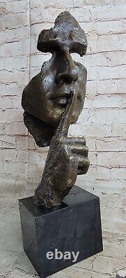 Art Deco / Art Nouveau Bronze Sculpture Statue by Dali The Silence Cast