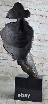 Art Deco / Art Nouveau Bronze Sculpture Statue by Dali The Silence Cast