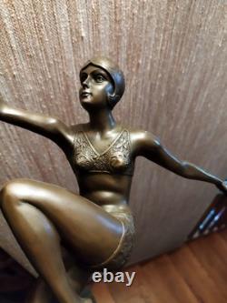 Art Deco Bronze Dancer in the Style of Ferdinand Preiss (1882-1943)