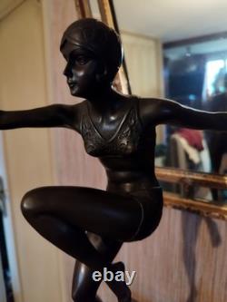 Art Deco Bronze Dancer in the Style of Ferdinand Preiss (1882-1943)