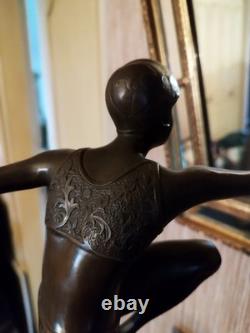 Art Deco Bronze Dancer in the Style of Ferdinand Preiss (1882-1943)