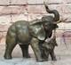 Art Deco Bronze Elephant Sculpture Animal Figure Decorative Gift Art