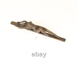 Art Deco Bronze Erotic Sculpture of a Naked Woman After J. Patoua