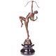 Art Deco Bronze Figure Diana With Bow Vintage