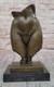 Art Deco Bronze Sculpture Limited Edition Nude Woman Erotic Torso And Hand