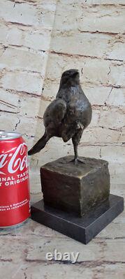 Art Deco Bronze Sculpture of Abstract Modern Pigeon Bird Gift