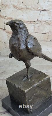 Art Deco Bronze Sculpture of Abstract Modern Pigeon Bird Gift