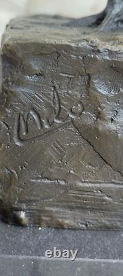 Art Deco Bronze Sculpture of Abstract Modern Pigeon Bird Gift