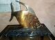 Art Deco Bronze Sculpture Of Fish With Copper Patina Signed