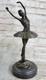 Art Deco Bronze Sculpture Of Gypsy Dancer Chiparus 13 Sexy Ballerina Girl