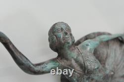 Art Deco Bronze Sculpture of a Ballet Dancer Signed Balleste