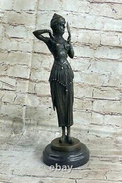 Art Deco Collector Arabic Edition Women Harem Dancer Bronze Sculpture