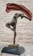 Art Deco Dancer Flag Bronze Sculpture Marble Statue Figurine Deal