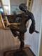 Art Deco Dancer In Bronze Oriental Charm After Chiparus (1886-1947)